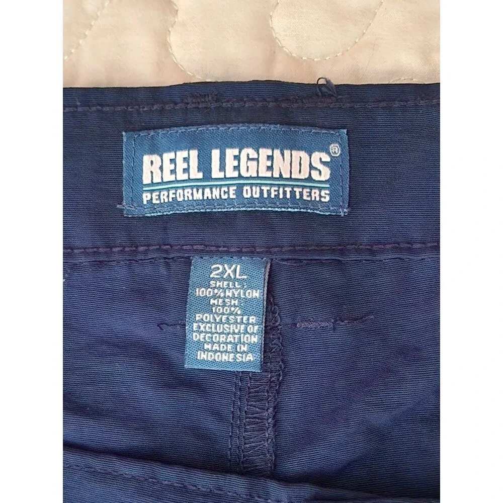 NEW XXL waist 44 42 Reel Legend Shorts Summer Beach Boat Shorts UPF 50 protect